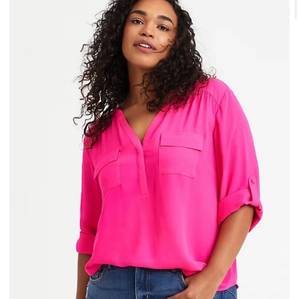 Torrid Pink Blouse